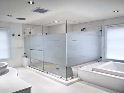Frameless Glass Wall Partition Shower
